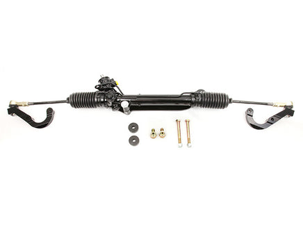 1967-69 Camaro/1968-74 Nova Power Rack & Pinion Kit, Black