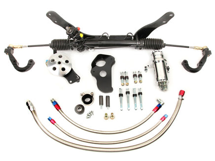 1962-67 Chevy II/Nova Power Rack & Pinion Kit (Black Rack)