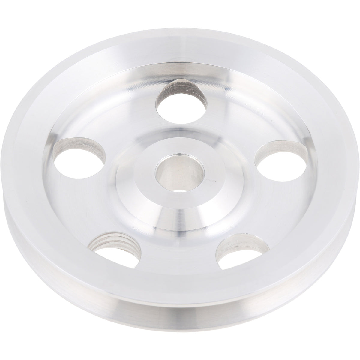 Pulley - Aluminum - Polished - Single Groove V-Belt - 8020630