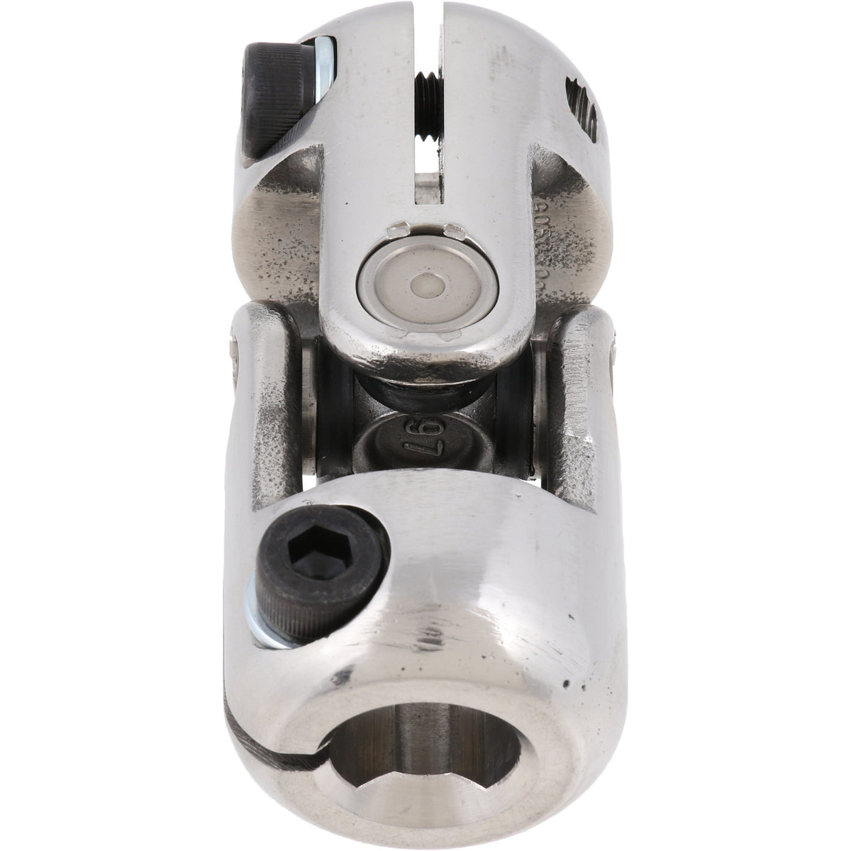 Eje De Dirección Cromado De 18" Con Kit De Juntas Universales