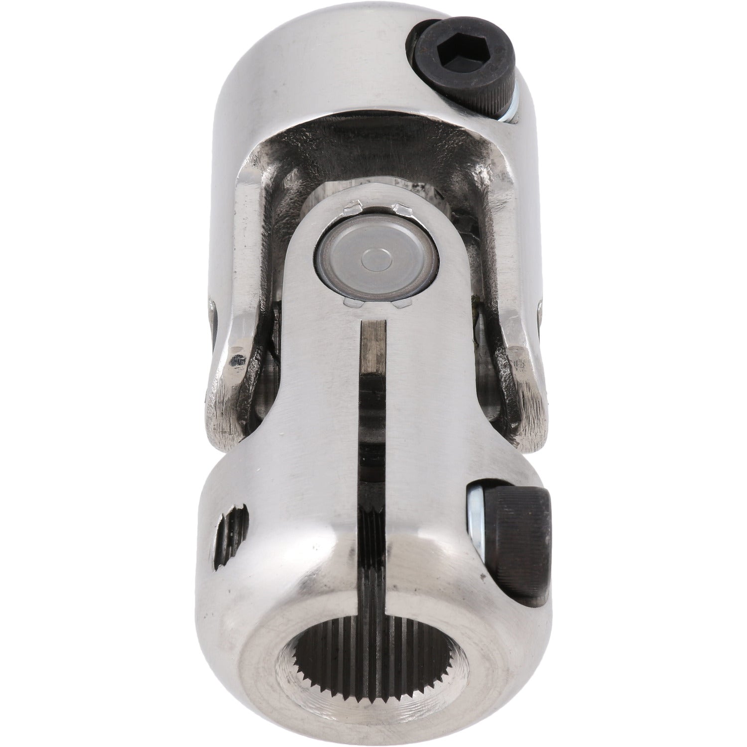 Stainless Steel Steering U-Joint Coupler – 3/4" DD X 3/4"-36 Spline For Mustang II Power Steering (Gearhead)