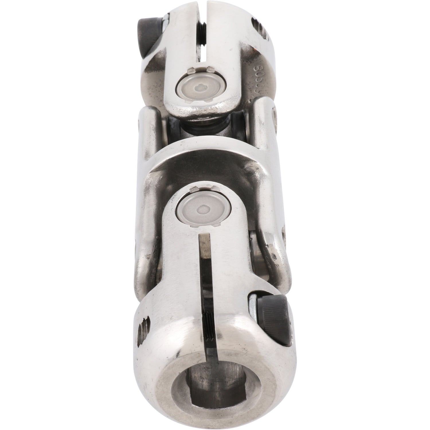 RSRing 3/4-36 Spline X 3/4" DD Black Steering U-Joint Coupler For Mustang II Power Rack
