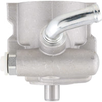 Power Steering Pump - Aluminum - Natural - Low-Flow - OE Fittings - Gen II/TC Pump - 8060070