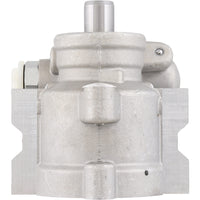 Power Steering Pump - Aluminum - Natural - Low-Flow - OE Fittings - Gen II/TC Pump - 8060070