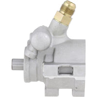 Power Steering Pump - Aluminum - Natural - Low-Flow - 6AN/10AN Fittings - Gen II/TC Pump - 8060200