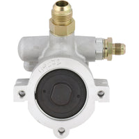 Power Steering Pump - Aluminum - Natural - Low-Flow - 6AN/10AN Fittings - Gen II/TC Pump - 8060200