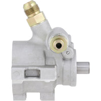 Power Steering Pump - Aluminum - Natural - Low-Flow - 6AN/10AN Fittings - Gen II/TC Pump - 8060200