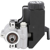 Power Steering Pump - Aluminum - Natural - Clip-On Reservoir - Low-Flow - Gen II/TC Pump - 8060300