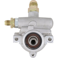 Power Steering Pump - Aluminum - Natural - Hi-Flow - 6AN/10AN Fittings - GEN II/TC Pump - 8060330