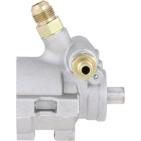 Power Steering Pump - Aluminum - Natural - Hi-Flow - 6AN/10AN Fittings - GEN II/TC Pump - 8060330