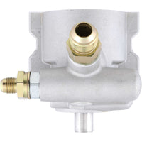 Power Steering Pump - Aluminum - Natural - Hi-Flow - 6AN/10AN Fittings - GEN II/TC Pump - 8060330