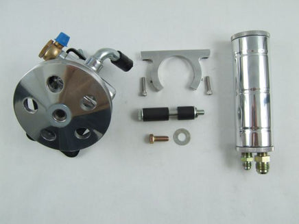 Chevelle Big Block Long Water Pump Kit w/Remote Resevoir (Polished)