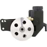 Power Steering Pump - Clip-On Reservoir - GM Small Block - Short Water Pump - 8060570