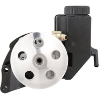 Power Steering Pump - Clip-On Reservoir - Low-Flow - GM Small Block - Long Water Pump - 8060860