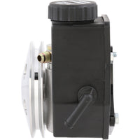 Power Steering Pump - Clip-On Reservoir - Low-Flow - GM Small Block - Long Water Pump - 8060860