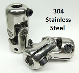 U-Joint - 3/4 DD x 3/4 36-Spline (Ford) - Stainless Steel